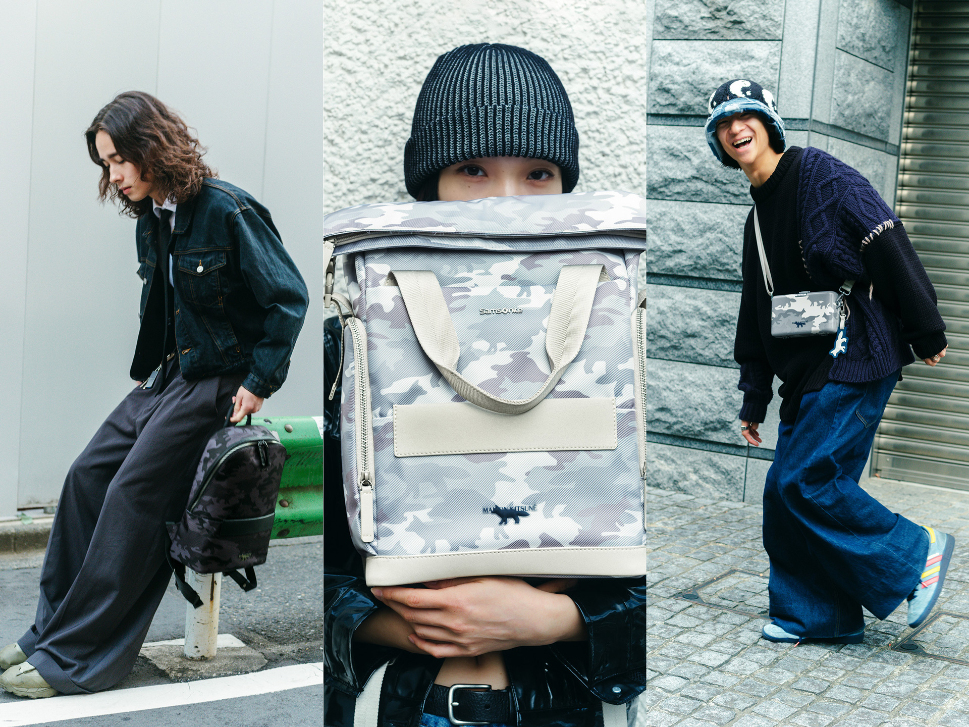 Samsonite × Maison Kitsuné × Droptokyo vol.2 | JustDropped | Droptokyo