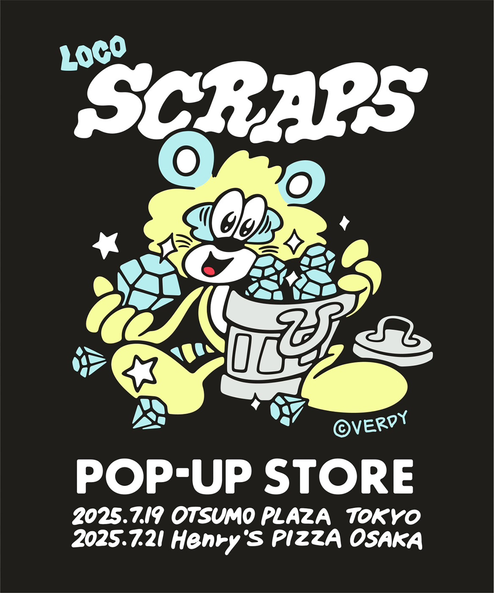 Loco Holds Collaboration Pop-up with VERDY in Tokyo and
