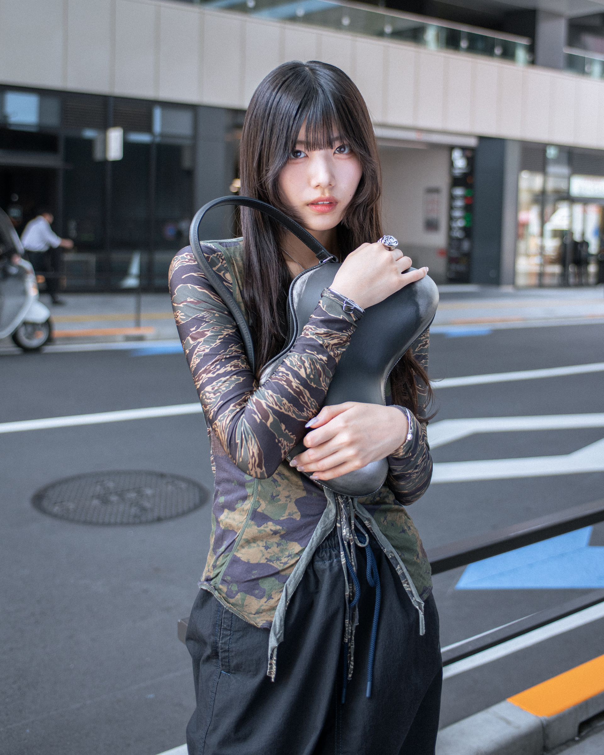 奥田彩友がつける DIESEL WATCH | FreshSnaps | Droptokyo