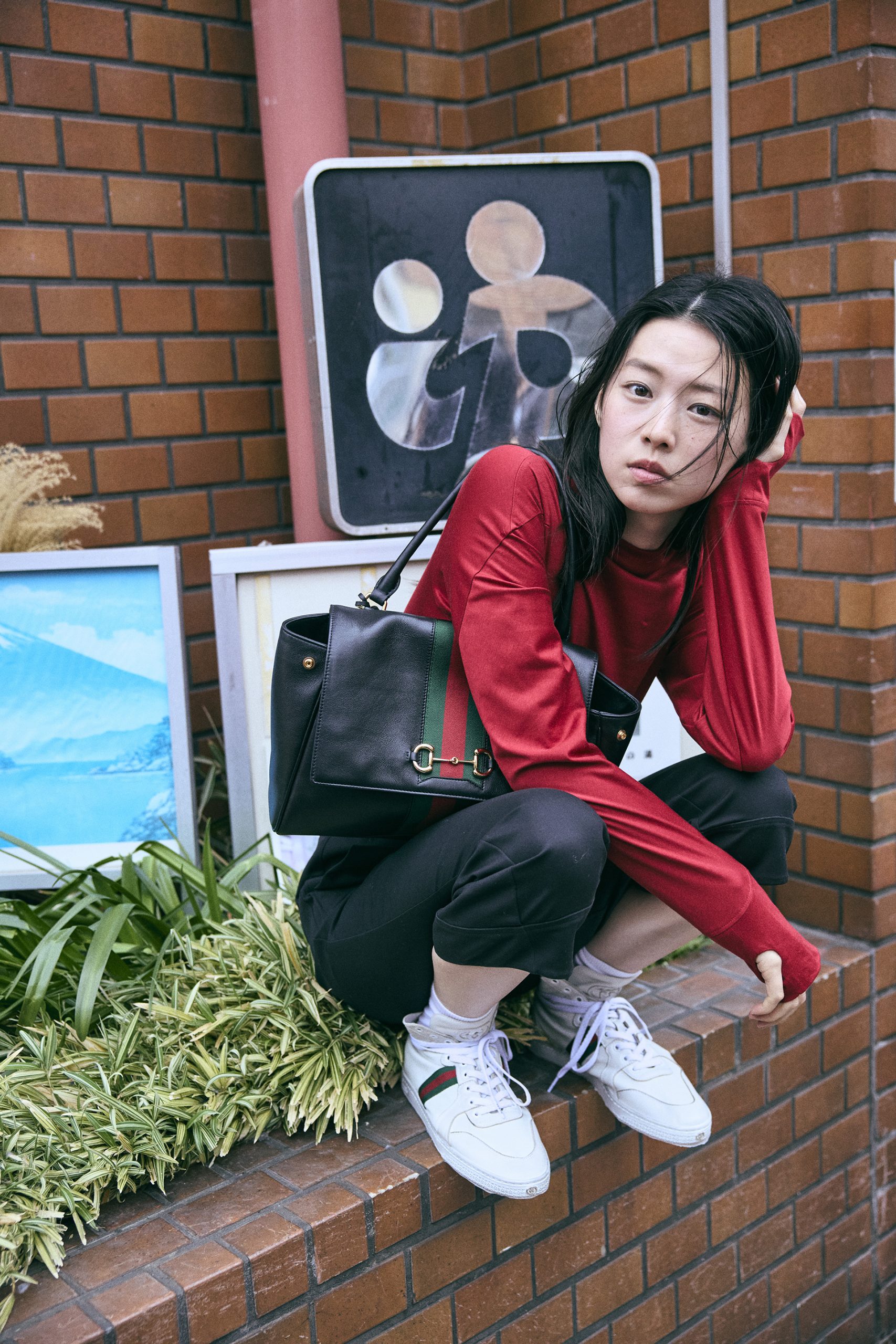 【ちはやふる】バーバリージーンズとGUCCI帽子 片山友希と GUCCI | FreshSnaps | Droptokyo