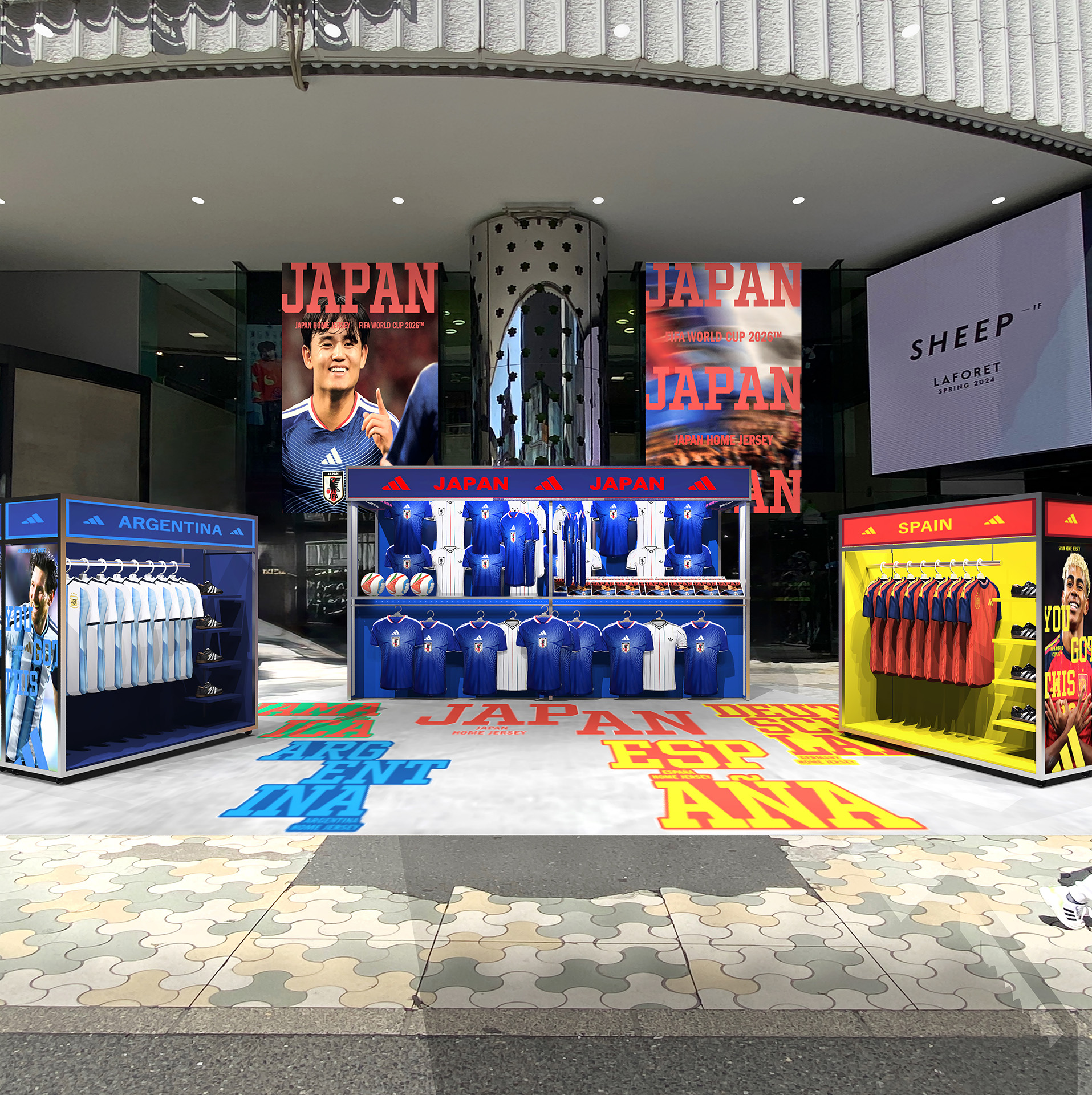 ADIDAS Opens “adidas FIFA World Cup Store” at Laforet HARAJUKU